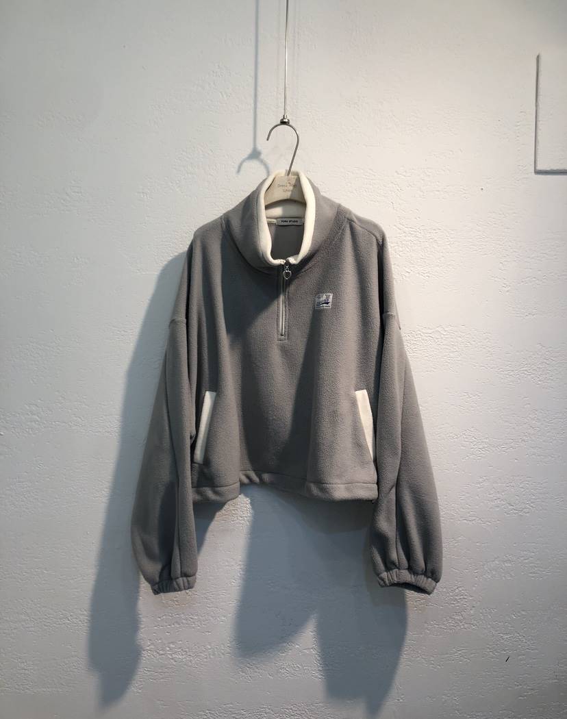 FORMSTUDIO韓國直郵㊣女士新款25秋冬熱賣衛衣喇叭形抓絨拉鏈FORMSTUDIO衛衣