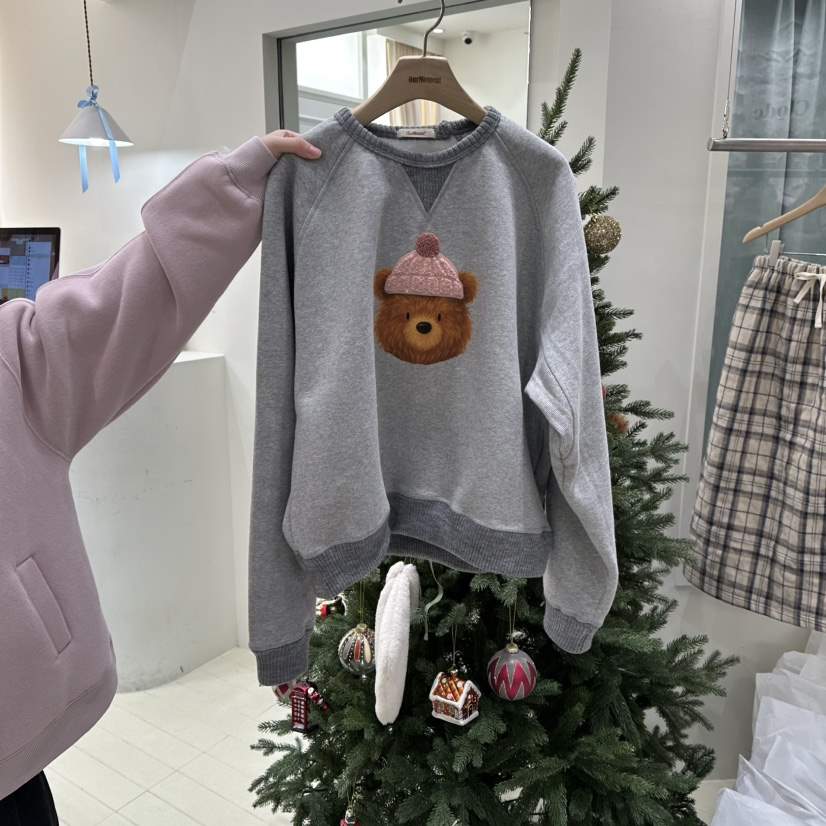 OURMOMENT韓國直郵㊣女裝新品推薦25秋冬休閑職業熱賣衛衣加絨OURMOMENT衛衣