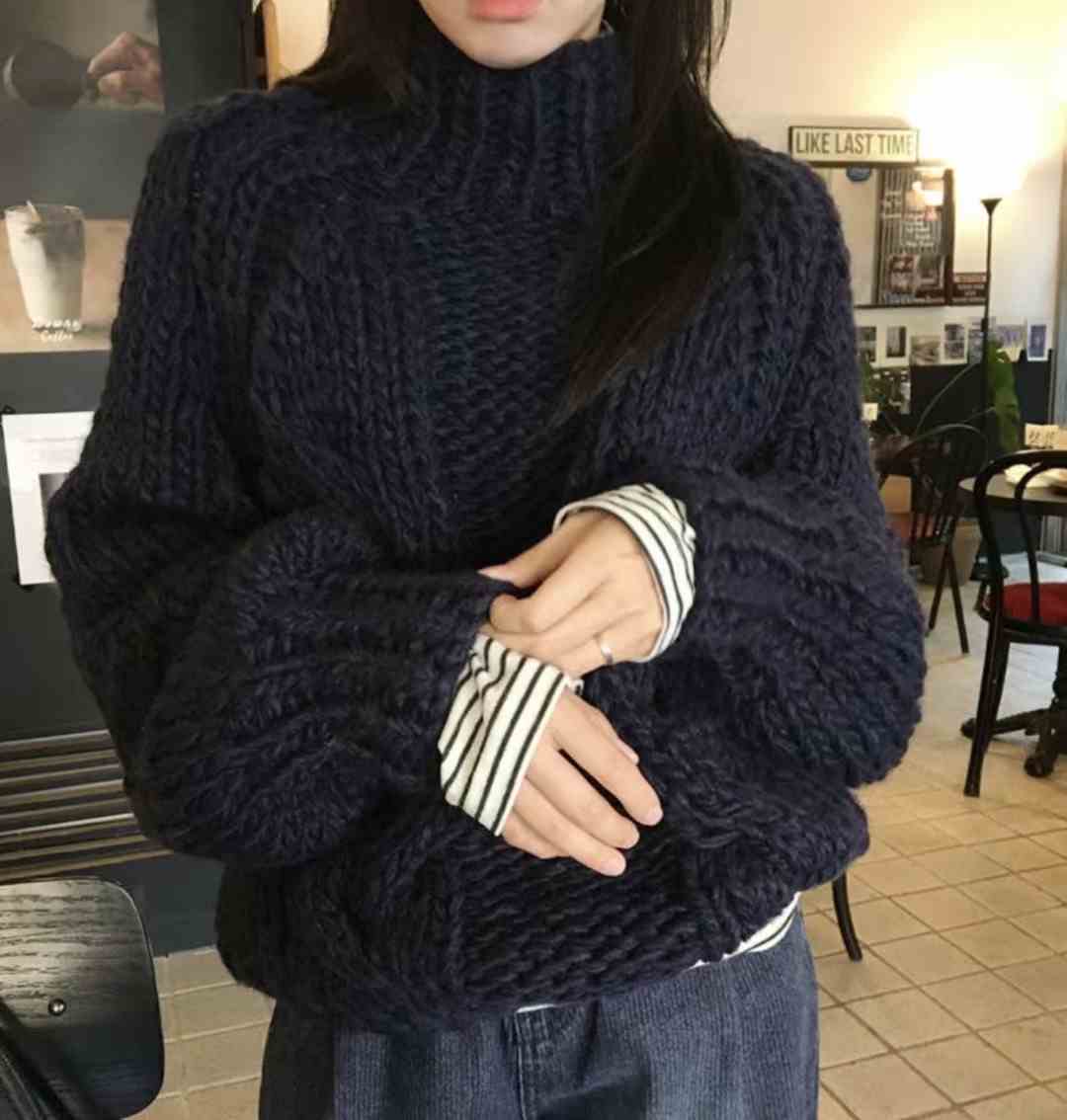 FOREVER YOUNG東大門㊣直郵女士新款職業休閑真品推薦毛衣FOREVER YOUNG毛衣