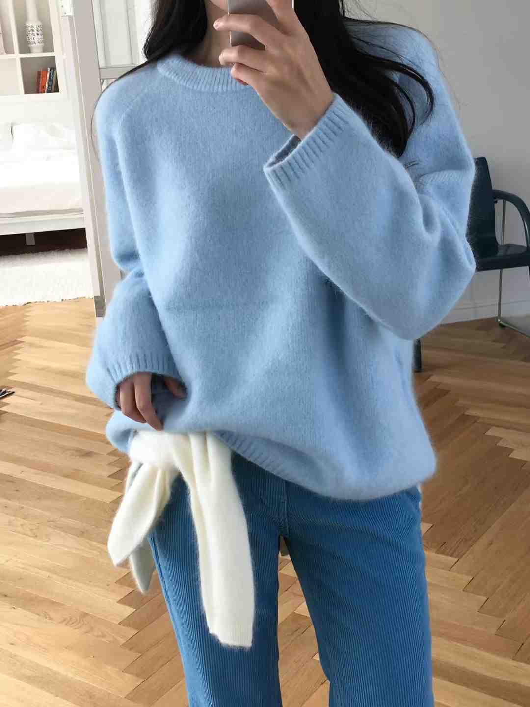 FOREVER YOUNG東大門㊣代購女士新品時尚休閑25秋冬針織衫FOREVER YOUNG針織衫