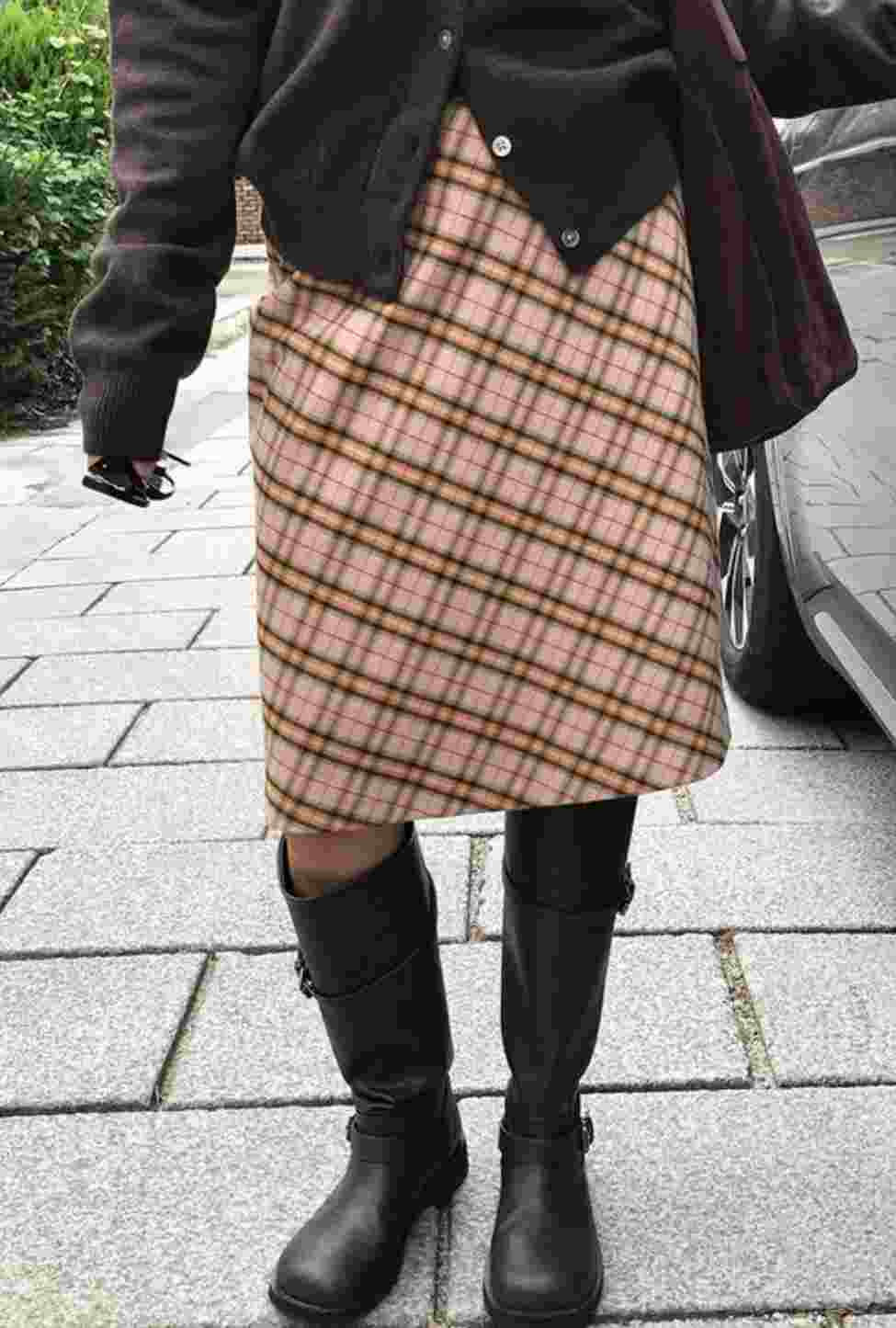 FOREVER YOUNG東大門㊣代購女裝新款推薦休閑半身裙中短裙FOREVER YOUNG半身裙/中短裙