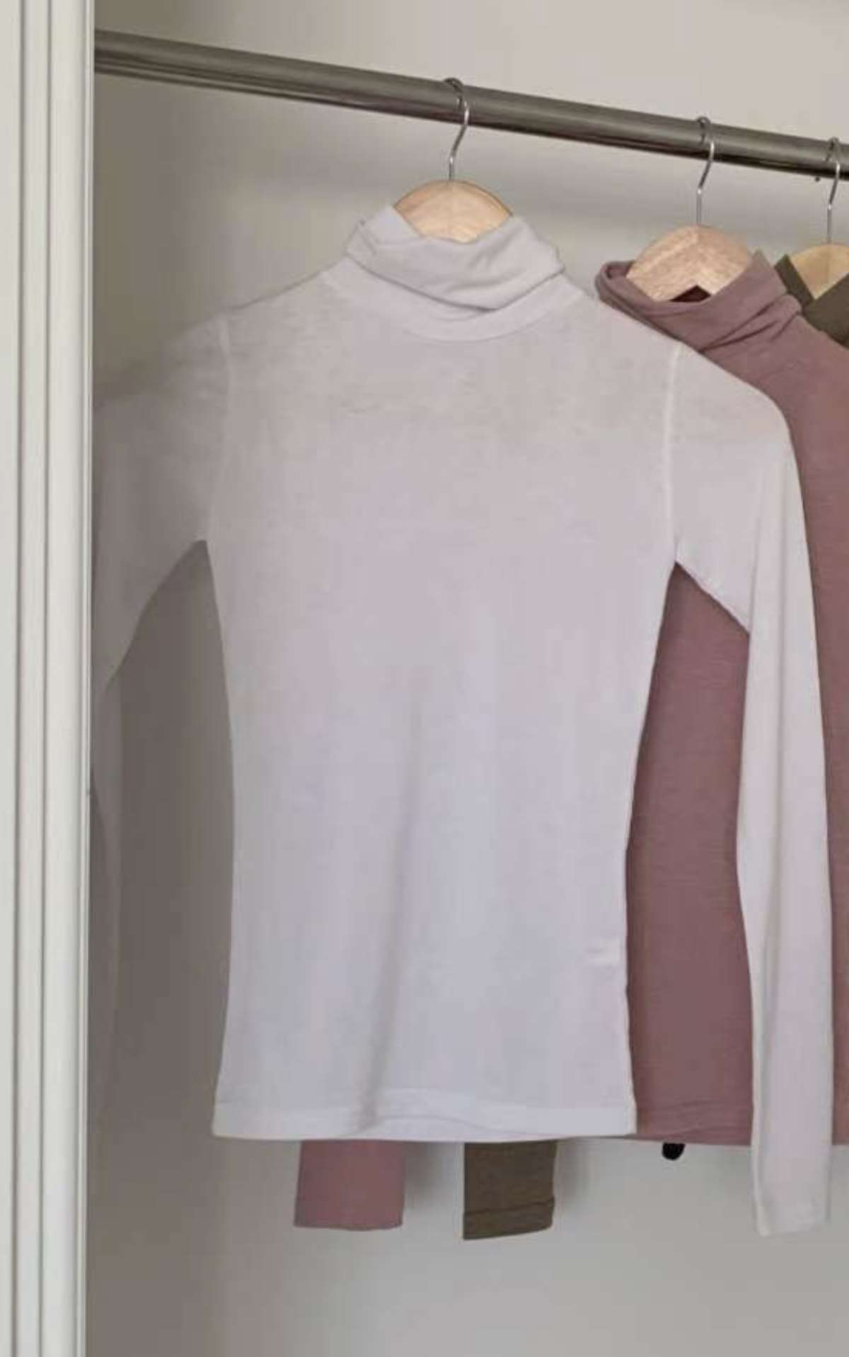 PUDDING韓國代購㊣女士新款人氣推薦真品時尚長袖T恤保暖高領PUDDING長袖T恤