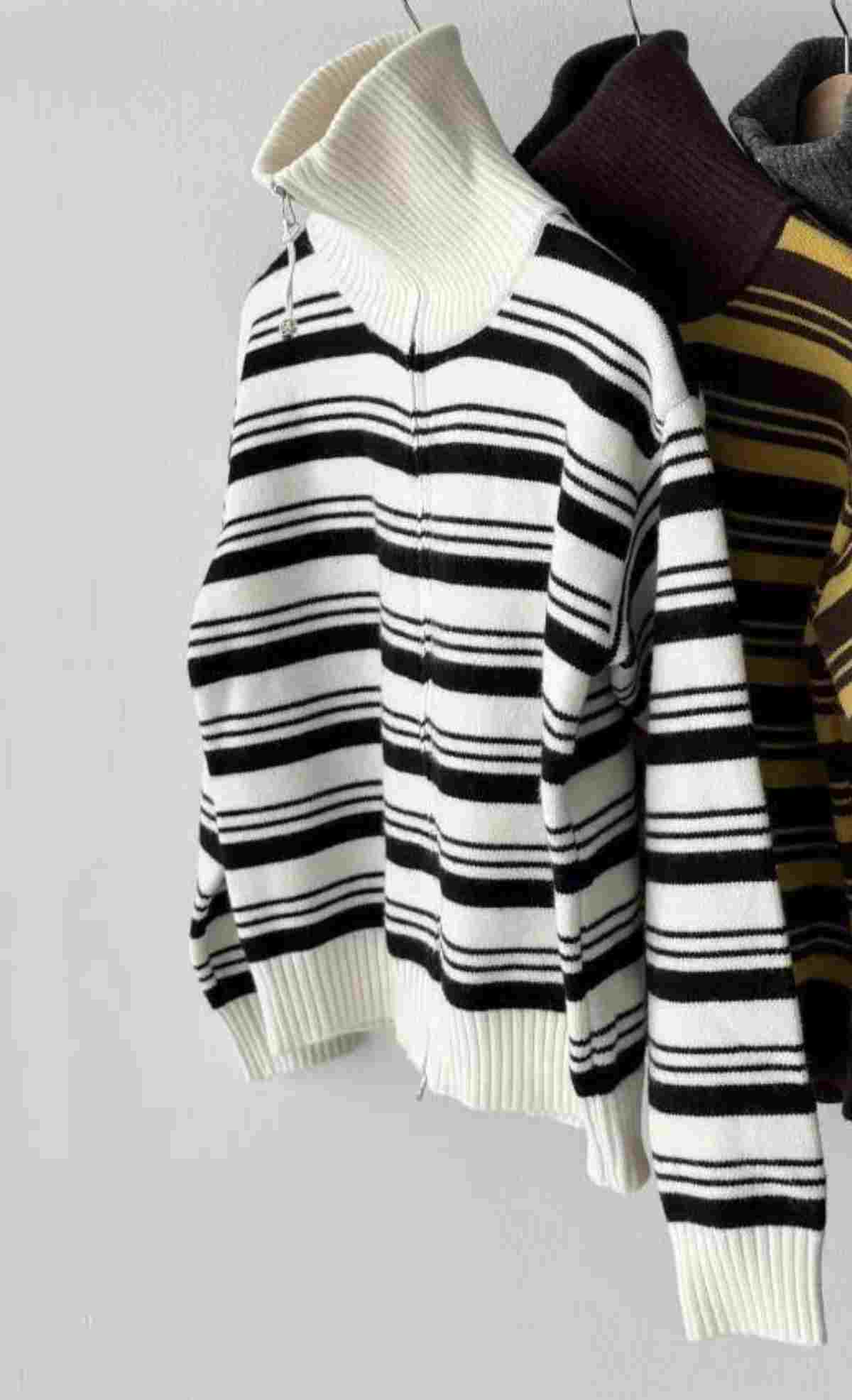 CELEB-셀럽-T東大門㊣代購女裝新品25秋冬針織衫羊毛拉鏈CELEB-T針織衫