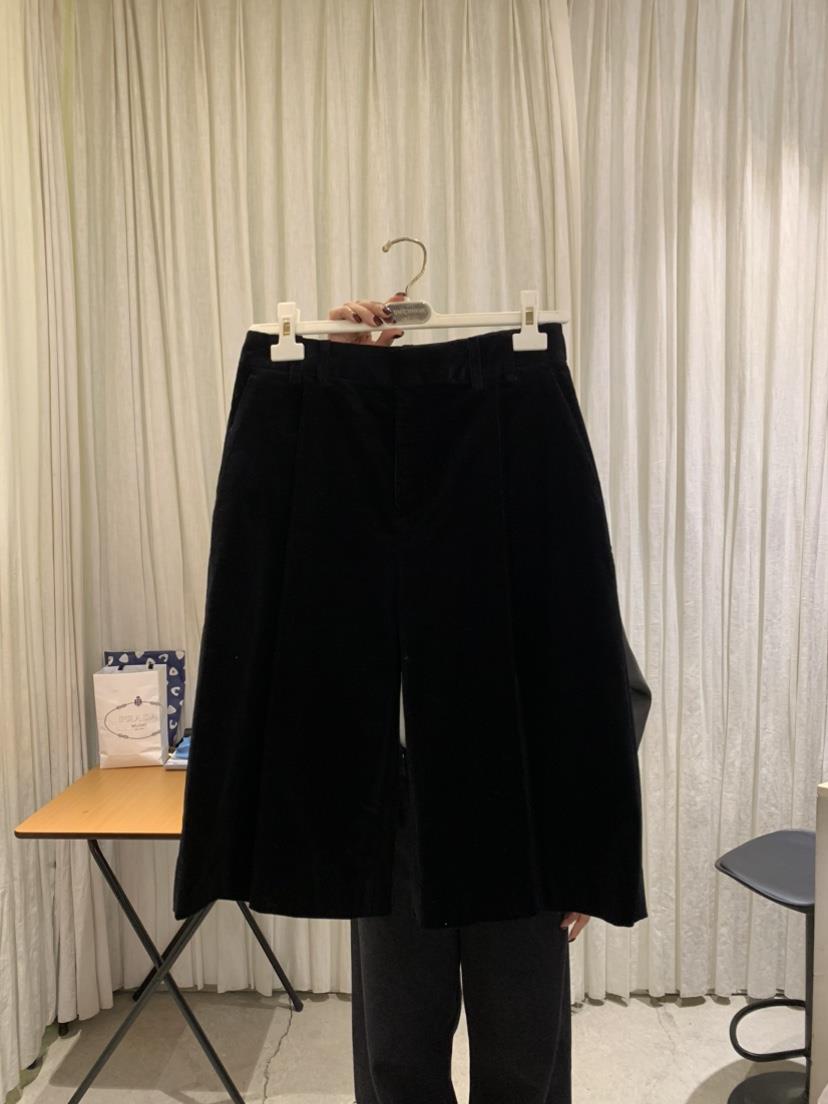 PAPERMOON韓國代購㊣女士新品25秋冬熱賣推薦職業短褲燈芯絨paper moon短褲