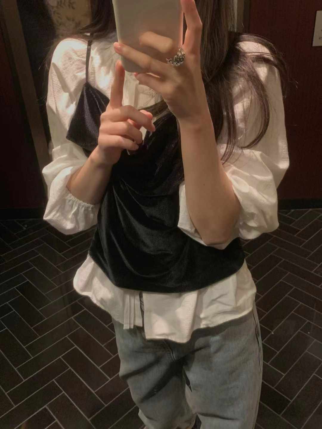 MIELLE-미엘르-OT東大門㊣實拍女士新品時尚吊帶背心不含內搭MIELLE-미엘르-OT吊帶/背心