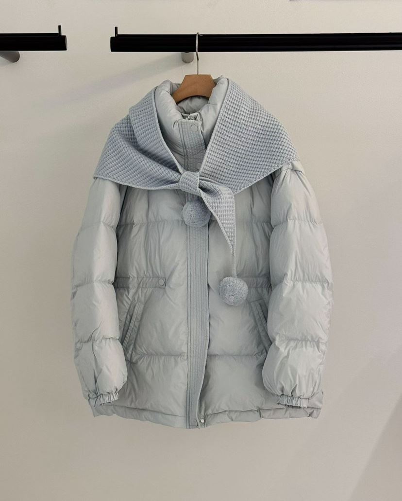 BUTTER-P東大門㊣直郵女裝新款25秋冬時尚人氣短款羽絨服毛皮BUTTER-P短款羽絨服