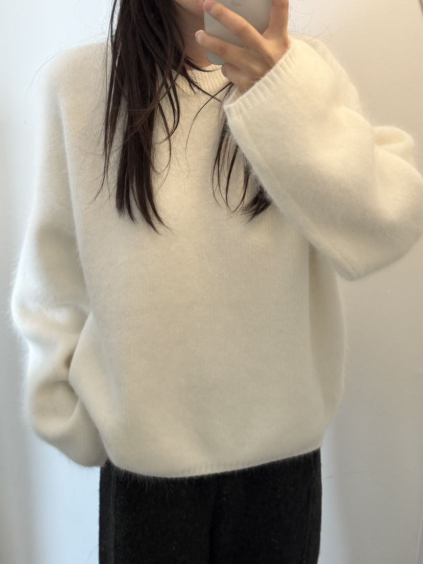 LE-PPL韓國代購㊣女士新款推薦職業真品人氣針織衫安哥拉羊毛LE-PPL針織衫