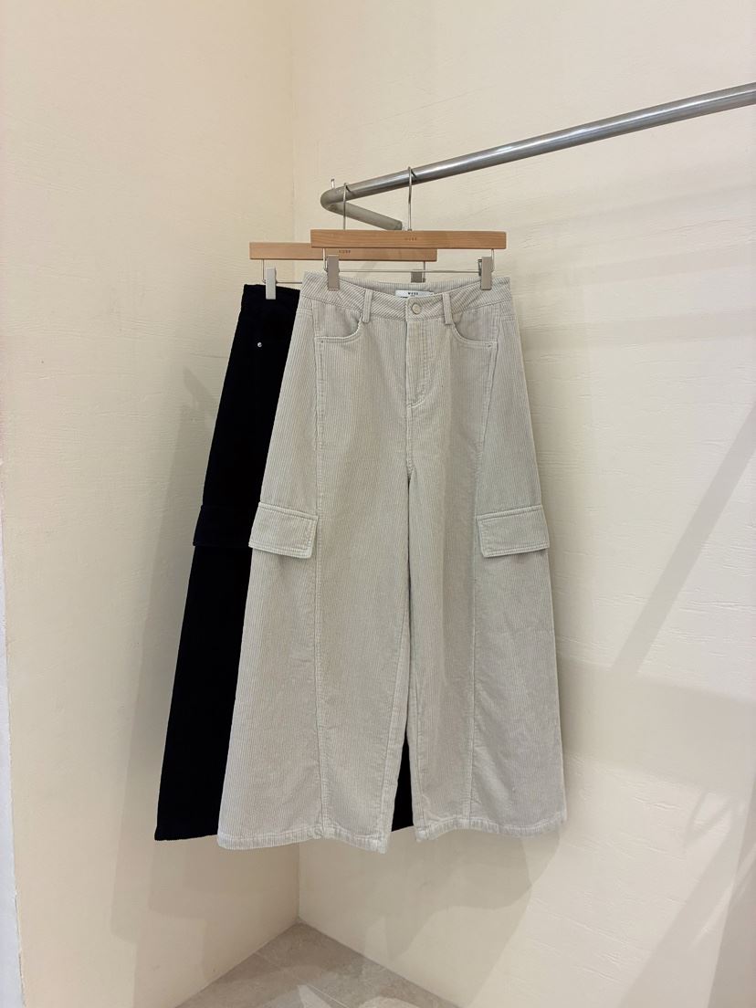 MUSE-P東大門㊣實拍女裝新品25秋冬時尚休閑熱賣休閑褲口袋MUSE-P休閑褲