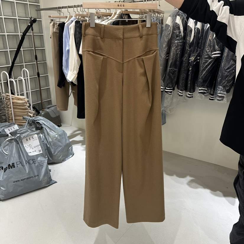 BES韓國直郵㊣女士新品時尚休閑25秋冬人氣職業熱賣真品休閑褲BES SEOUL休閑褲