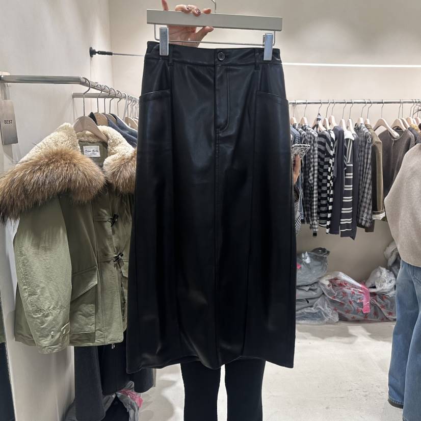 CREME BRULEE韓國代購㊣女士新品休閑人氣真品25秋冬熱賣長裙CREME BRULEE/DH長裙