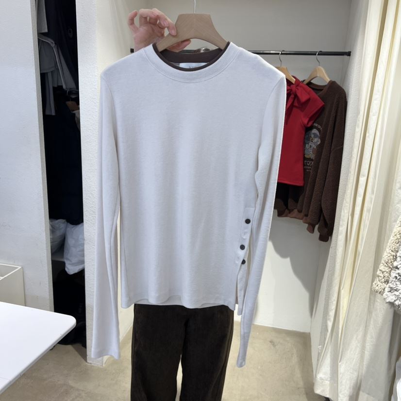 IR BIEN/BIENBIEN韓國代購㊣女士新款真品人氣25秋冬長袖T恤IR BIEN/BIENBIEN長袖T恤