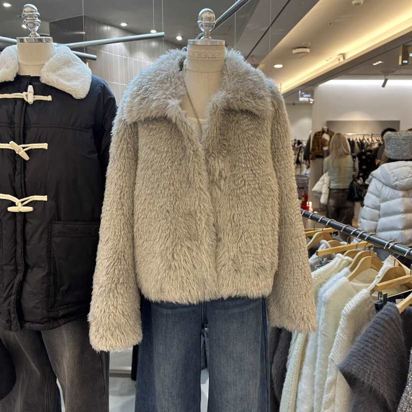 ALEGRE韓國直郵㊣女裝新品時尚人氣推薦真品職業休閑短款大衣ALEGRE短款大衣