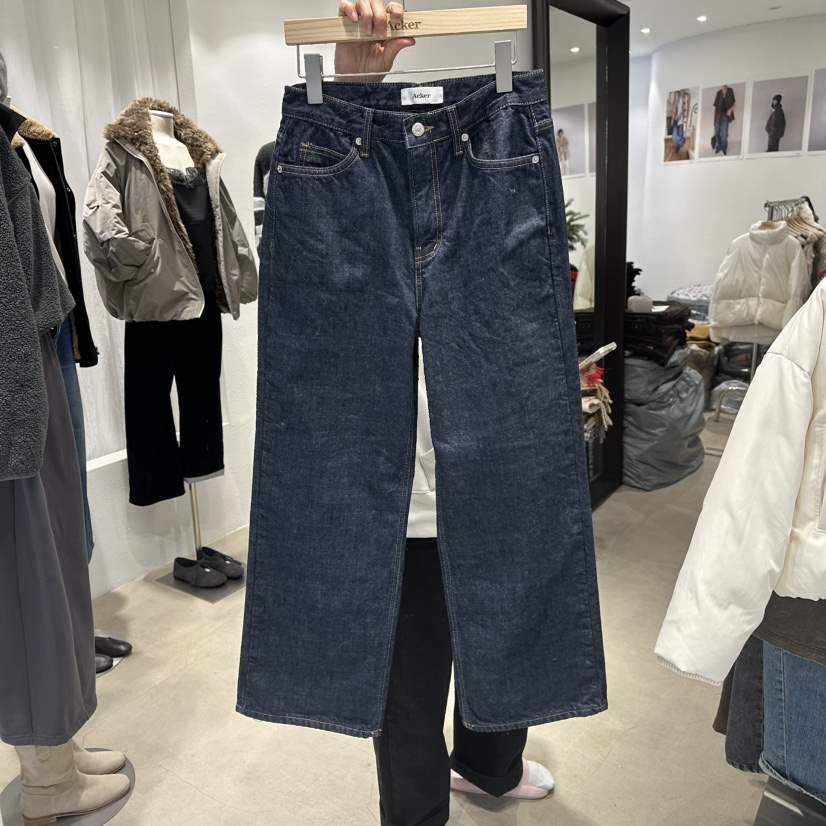 ACKER東大門㊣實拍女裝新款時尚人氣休閑真品熱賣牛仔褲加絨ACKER牛仔褲