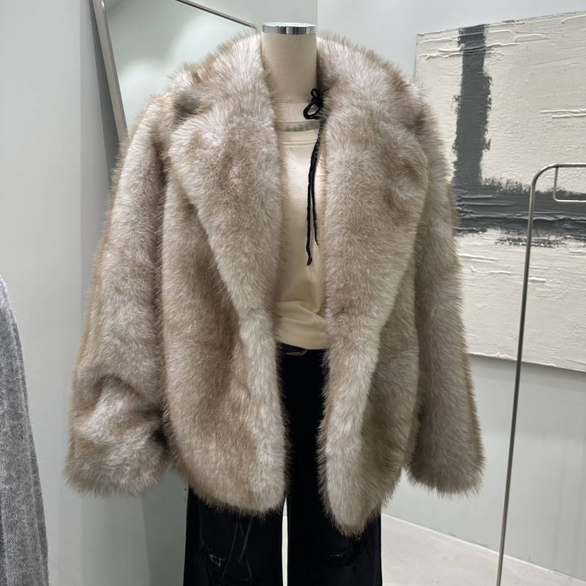 PART3韓國代購㊣女士新款休閑職業熱賣推薦真品短款大衣毛皮Part.3短款大衣