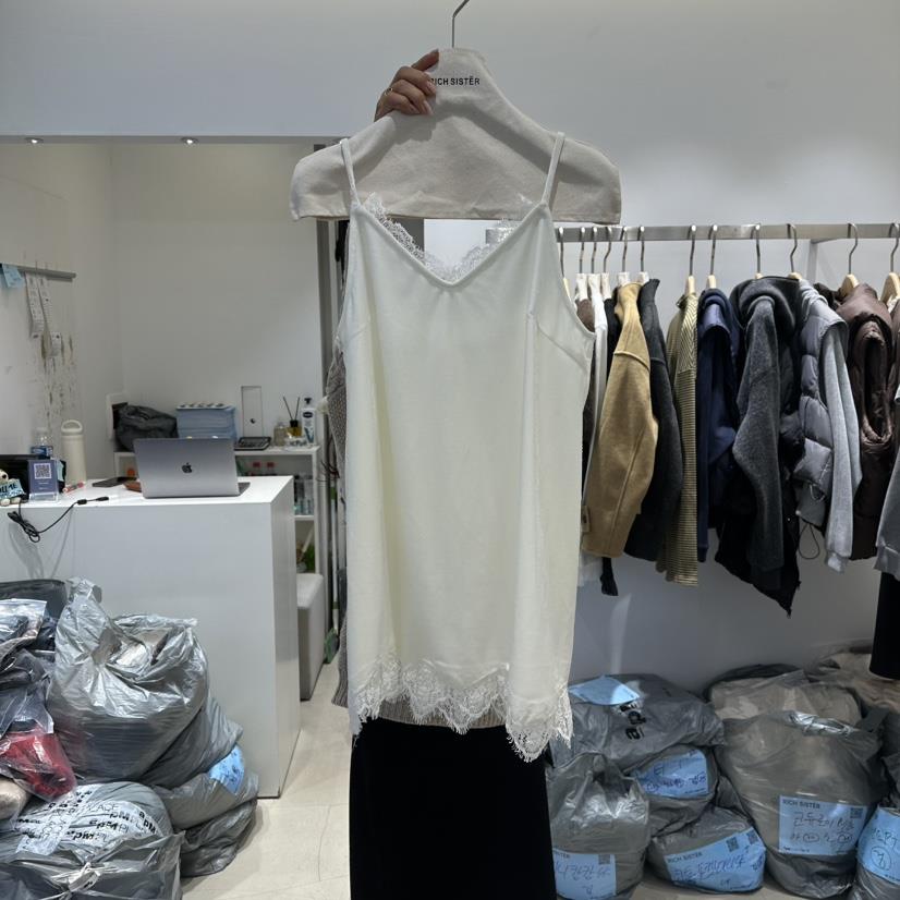 RICH SISTER韓國代購㊣女裝新款真品熱賣推薦休閑吊帶背心RICH SISTER吊帶/背心