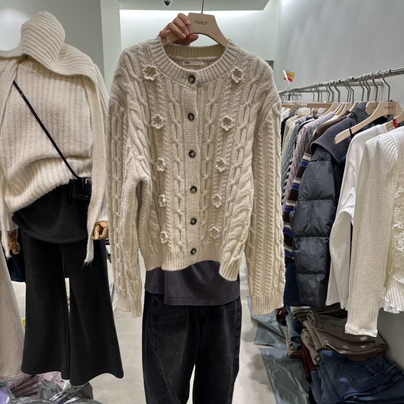 PART3韓國直郵㊣女裝新款真品25秋冬職業熱賣休閑人氣時尚毛衣Part.3毛衣
