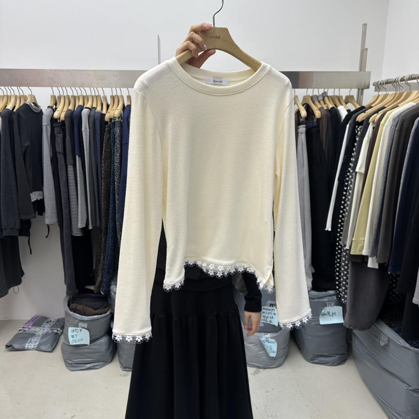 SPECIAL韓國代購㊣女裝新款25秋冬推薦熱賣休閑時尚長袖T恤SPECIAL長袖T恤