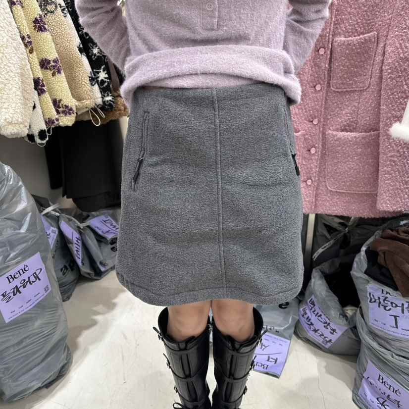 BENE東大門㊣實拍女裝新款人氣休閑時尚25秋冬半身裙中短裙羊毛BENE半身裙/中短裙