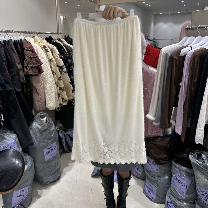 BENE韓國直郵㊣女裝新款熱賣真品人氣職業休閑時尚25秋冬長裙BENE長裙