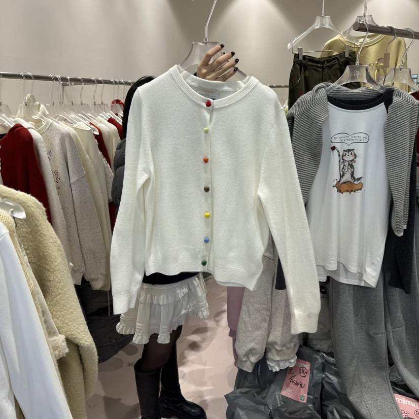 MIMME韓國直郵㊣女士新款職業真品推薦休閑人氣熱賣針織衫開衫MIMME針織衫