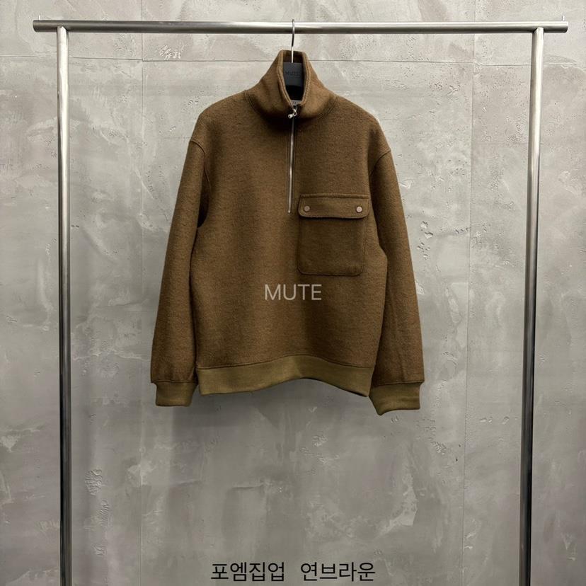 MUTE-P韓國代購㊣女裝新款休閑25秋冬真品熱賣時尚衛衣拉鏈MUTE衛衣