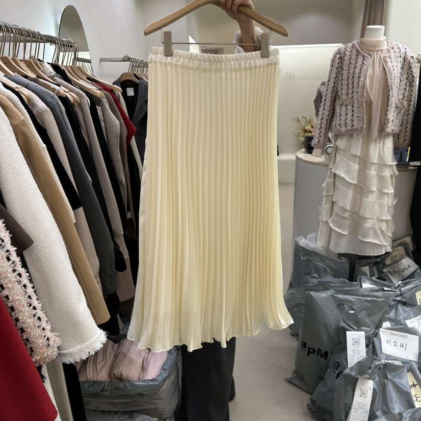 MATIERE東大門㊣實拍女裝新品真品時尚25秋冬熱賣休閑職業長裙MATIERE長裙