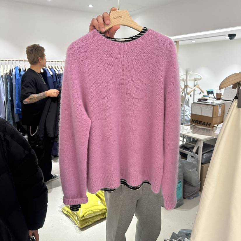 CONNAUGHT東大門㊣實拍女士新款職業推薦休閑毛衣不含內搭羊絨CONNAUGHT毛衣