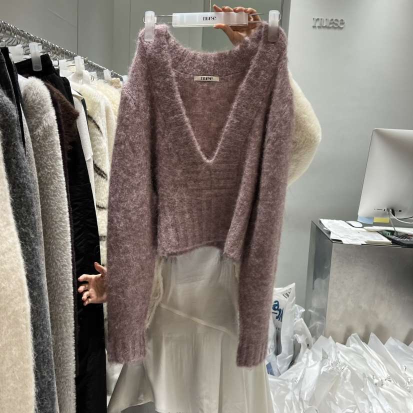 NUESE東大門㊣直郵女士新品推薦休閑職業熱賣25秋冬時尚毛衣NUESE毛衣
