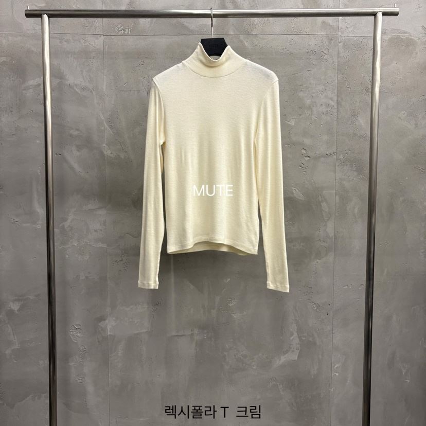 MUTE-P東大門㊣實拍女士新品真品25秋冬人氣熱賣職業長袖T恤MUTE長袖T恤