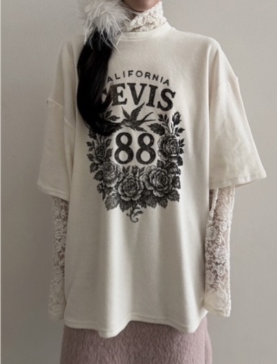 CLODE韓國直郵㊣女士新款休閑職業推薦25秋冬長袖T恤天鵝絨CLODE長袖T恤