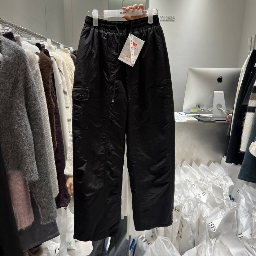 NUESE韓國直郵㊣女士新品真品推薦熱賣25秋冬休閑休閑褲口袋NUESE休閑褲