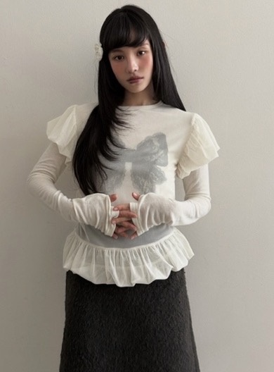 CLODE東大門㊣直郵女士新款推薦休閑25秋冬職業時尚長袖T恤CLODE長袖T恤