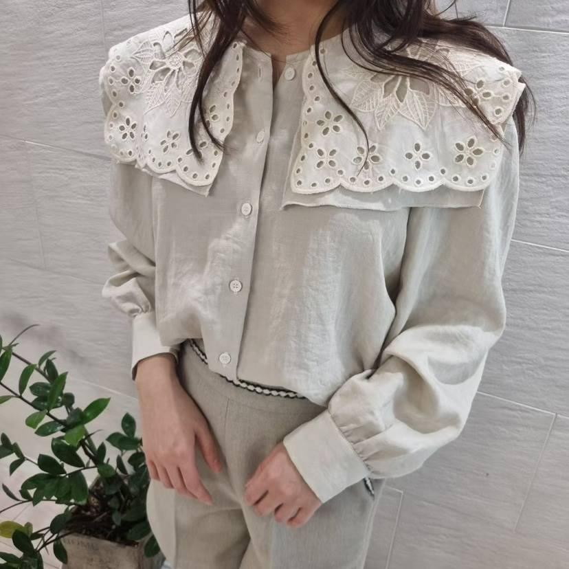 2nd B-S東大門㊣代購女士新品職業熱賣推薦休閑襯衫蕾絲衫2nd B-S襯衫/蕾絲衫