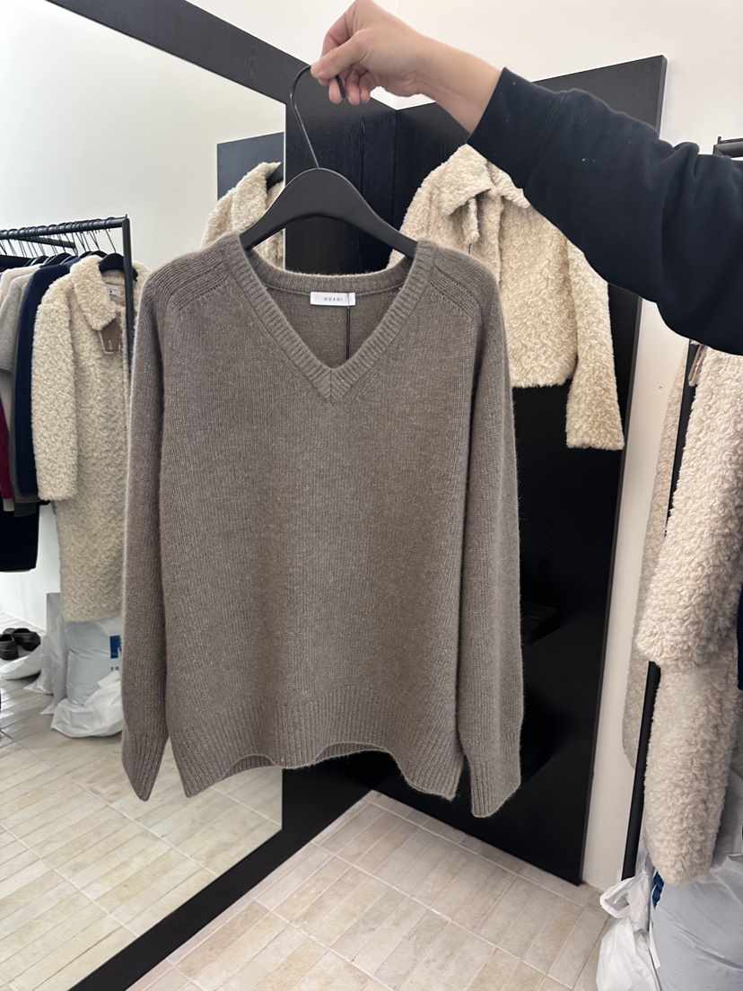 MOANI東大門㊣實拍女士新款休閑真品25秋冬人氣職業毛衣浣熊MOANI毛衣