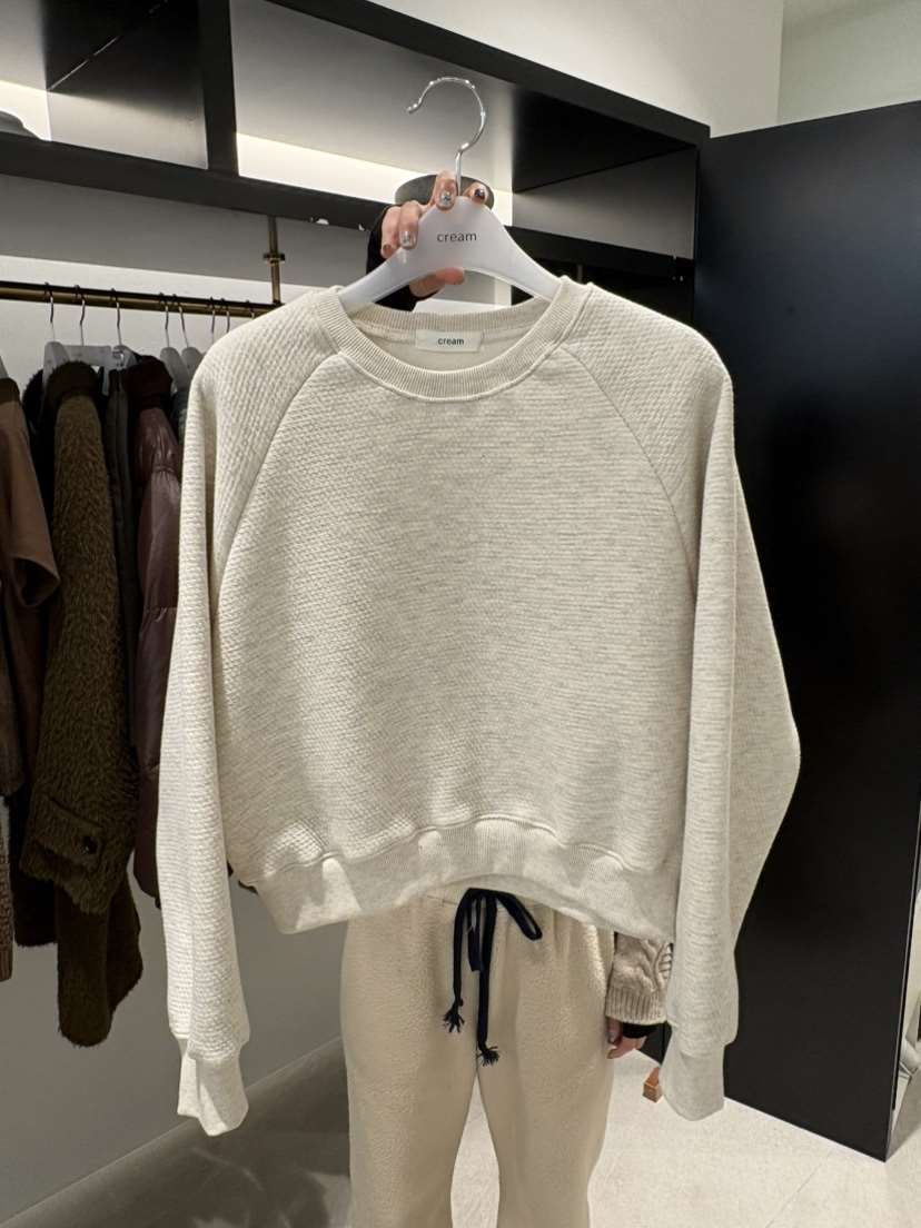 CREAM-P東大門㊣實拍女士新款職業時尚推薦25秋冬真品衛衣CREAM-P衛衣