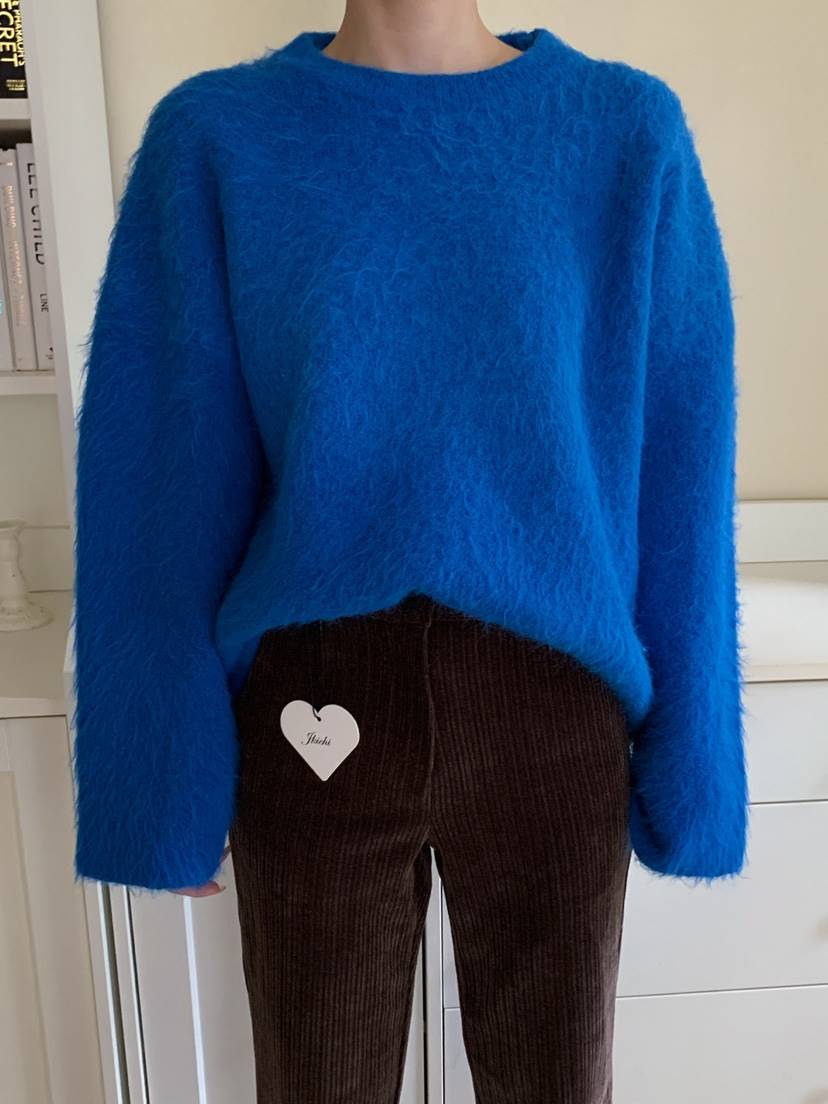 JKICHI韓國代購㊣女裝新款休閑25秋冬人氣熱賣真品毛衣安哥拉JKICHI毛衣