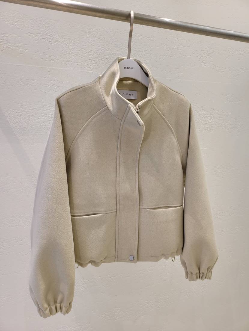 THE OTHER東大門㊣代購女士新品25秋冬真品職業夾克羊毛褶皺THE OTHER夾克