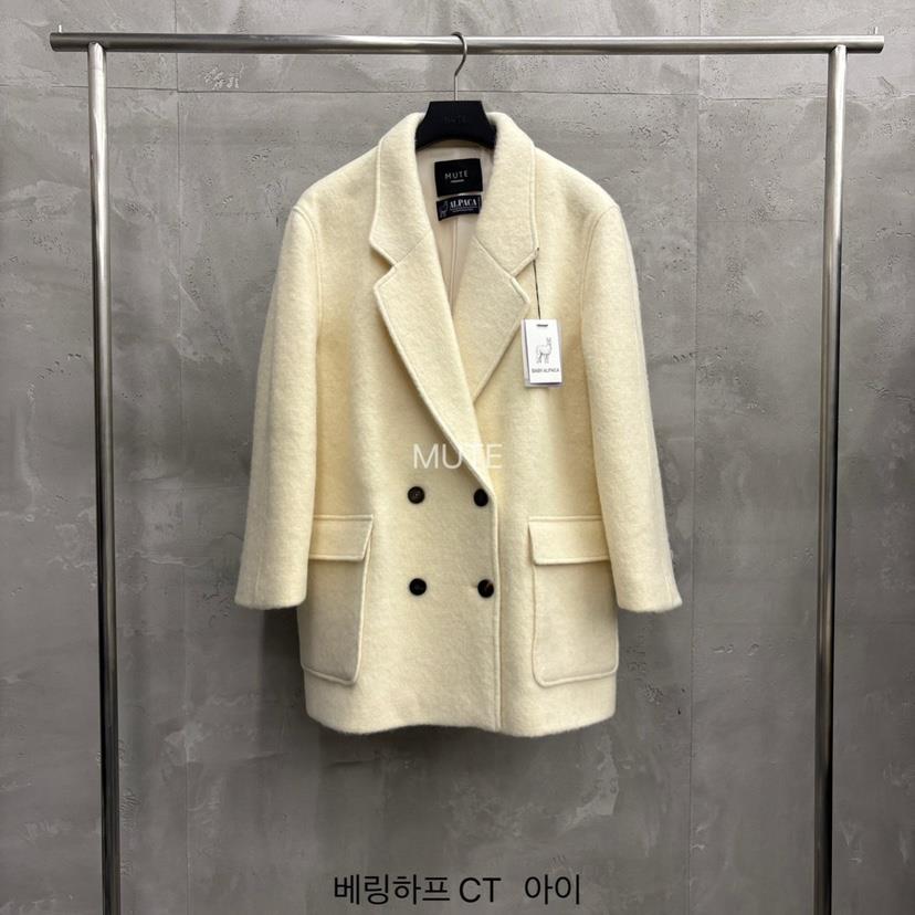 MUTE-P東大門㊣代購女裝新款職業真品熱賣休閑時尚短款大衣MUTE短款大衣