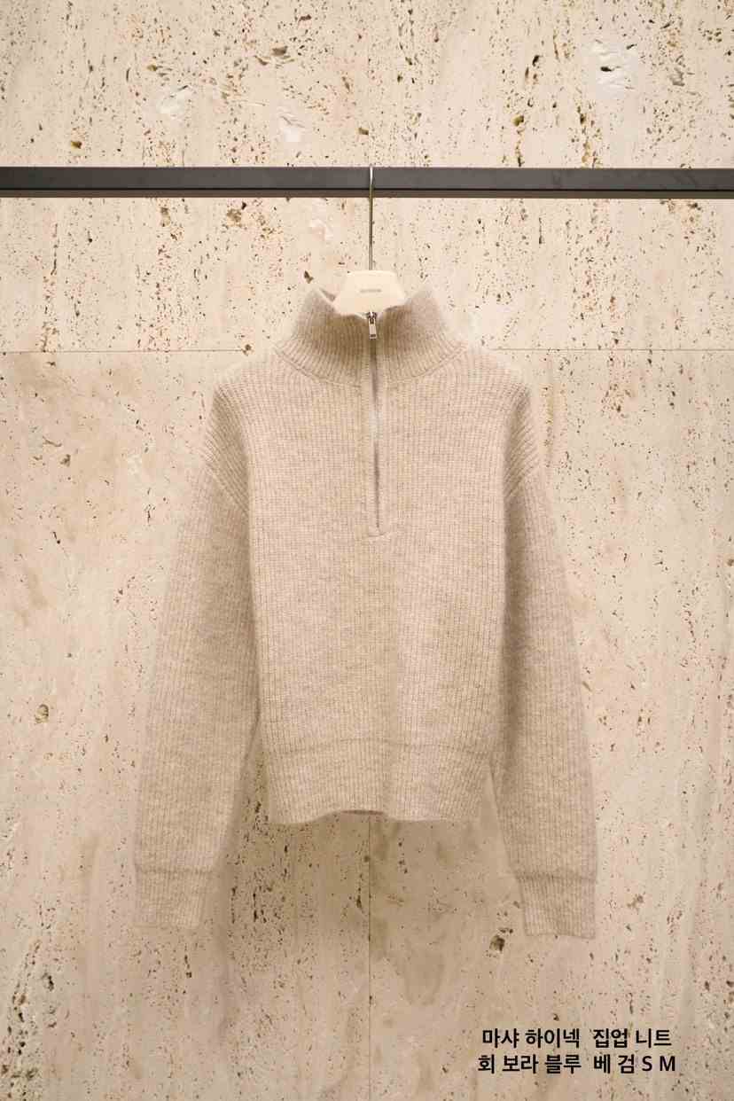 BLOSSOM東大門㊣實拍女士新品熱賣時尚25秋冬針織衫高領拉鏈衫BLOSSOM針織衫