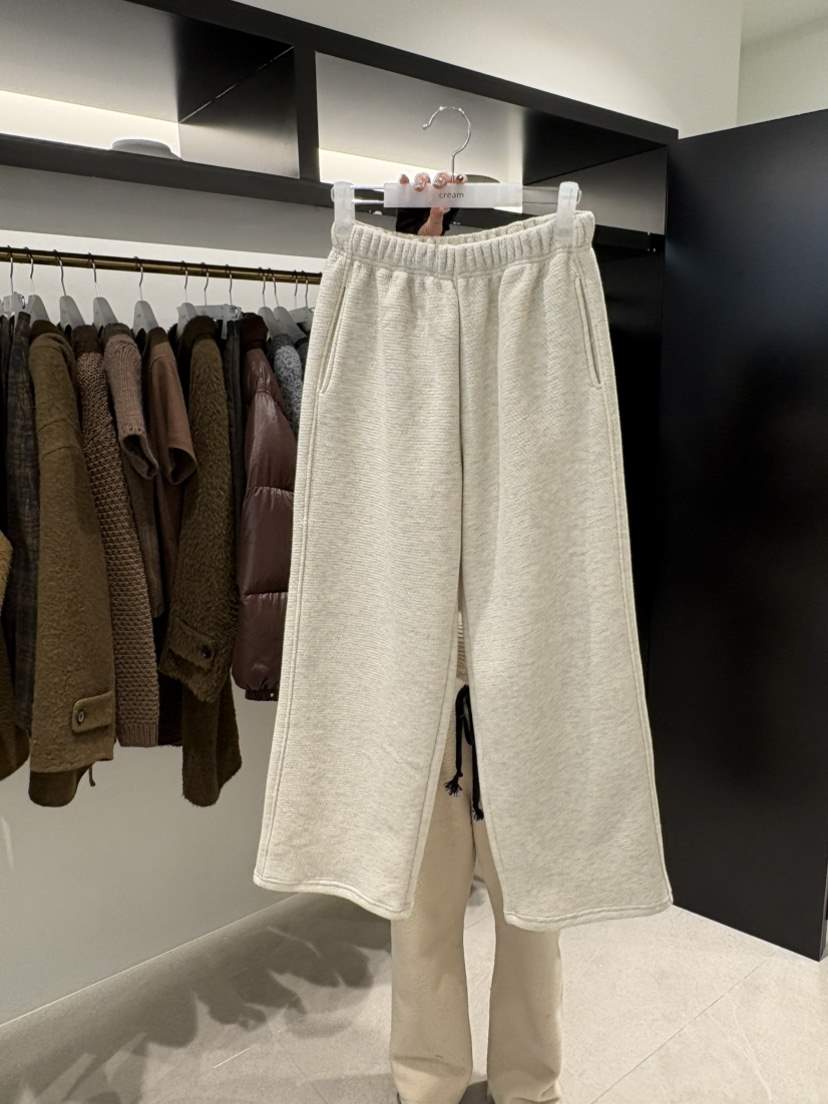 CREAM-P東大門㊣代購女裝新款人氣25秋冬推薦熱賣休閑休閑褲CREAM-P休閑褲