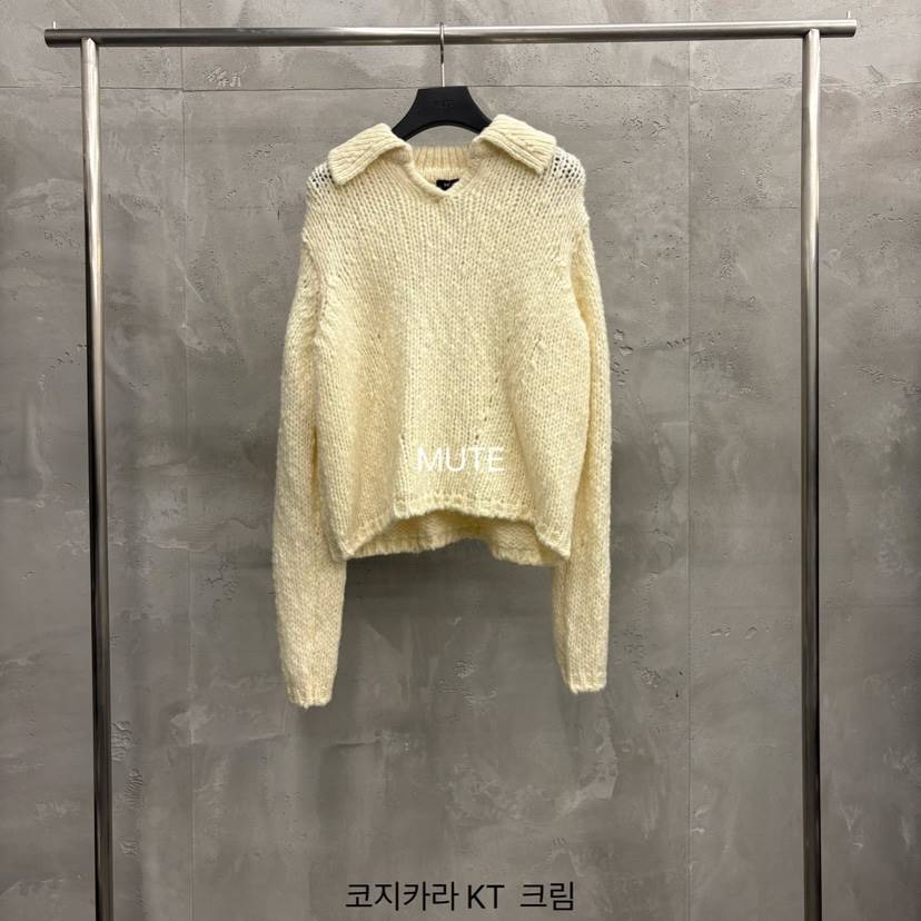 MUTE-P韓國直郵㊣女士新品25秋冬休閑人氣時尚熱賣職業毛衣MUTE毛衣