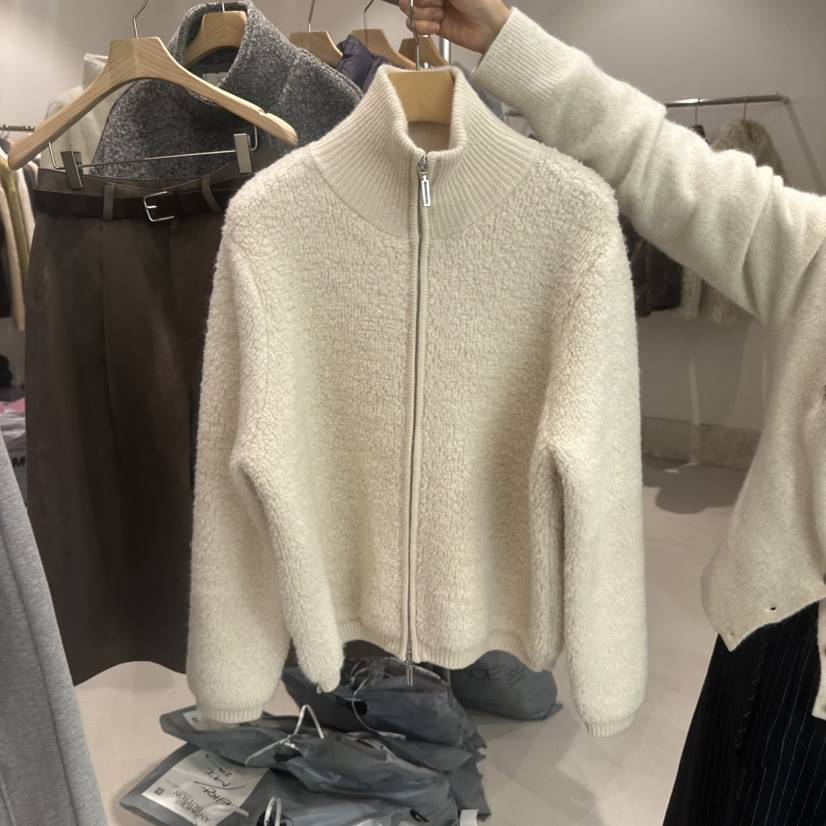 ANDMORE BUTTON東大門㊣實拍女士新品職業推薦熱賣夾克拉鏈ANDMORE BUTTON夾克