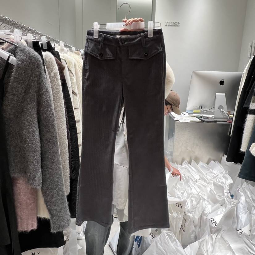 NUESE東大門㊣實拍女士新品職業25秋冬時尚人氣真品休閑休閑褲NUESE休閑褲