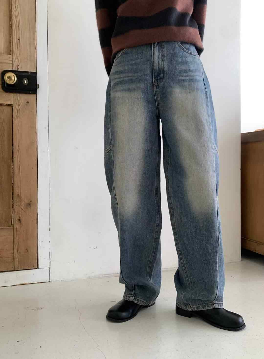 COREBLUE東大門㊣直郵女裝新品熱賣真品休閑25秋冬推薦牛仔褲like core/COREBLUE牛仔褲