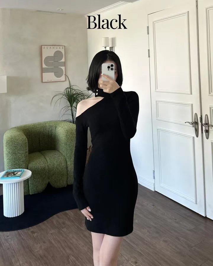 BLUESTAR東大門㊣實拍女士新款25秋冬人氣時尚職業熱賣連衣裙BLUESTER連衣裙