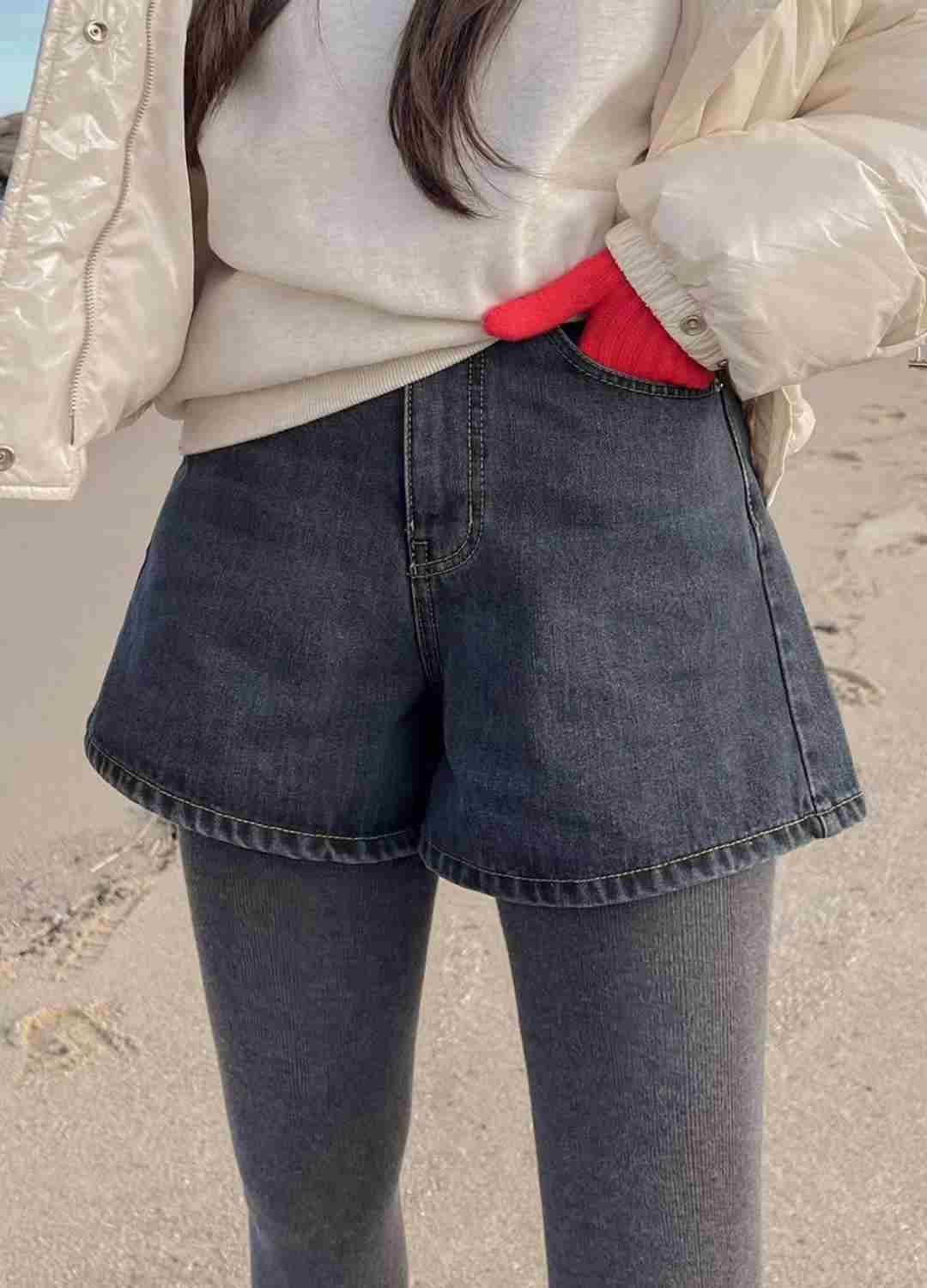 COREBLUE韓國直郵㊣女裝新品休閑25秋冬職業時尚推薦人氣短褲like core/COREBLUE短褲