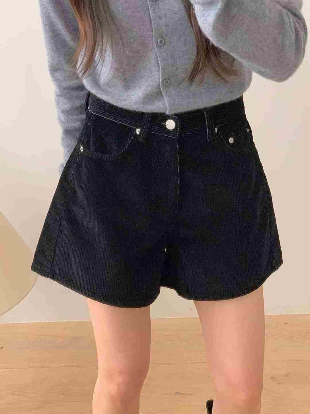 COREBLUE韓國代購㊣女士新款休閑真品時尚推薦25秋冬職業短褲like core/COREBLUE短褲