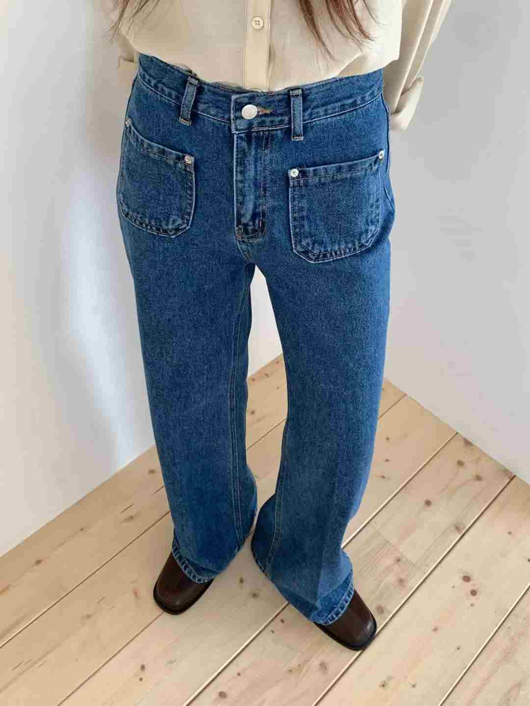 COREBLUE東大門㊣直郵女裝新款人氣熱賣真品25秋冬時尚牛仔褲like core/COREBLUE牛仔褲