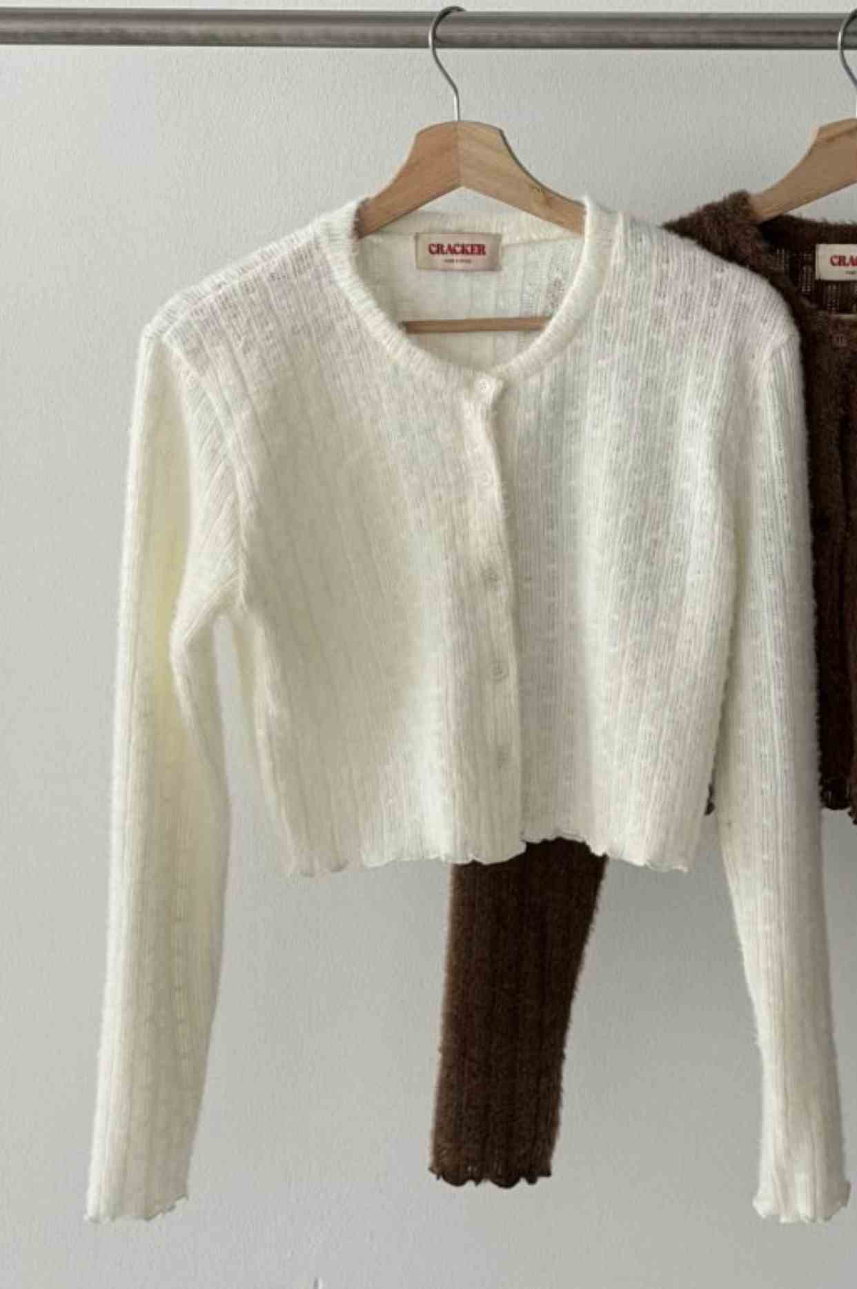 CRACKER韓國代購㊣女士新品時尚職業熱賣人氣推薦休閑針織衫CRACKER_針織衫