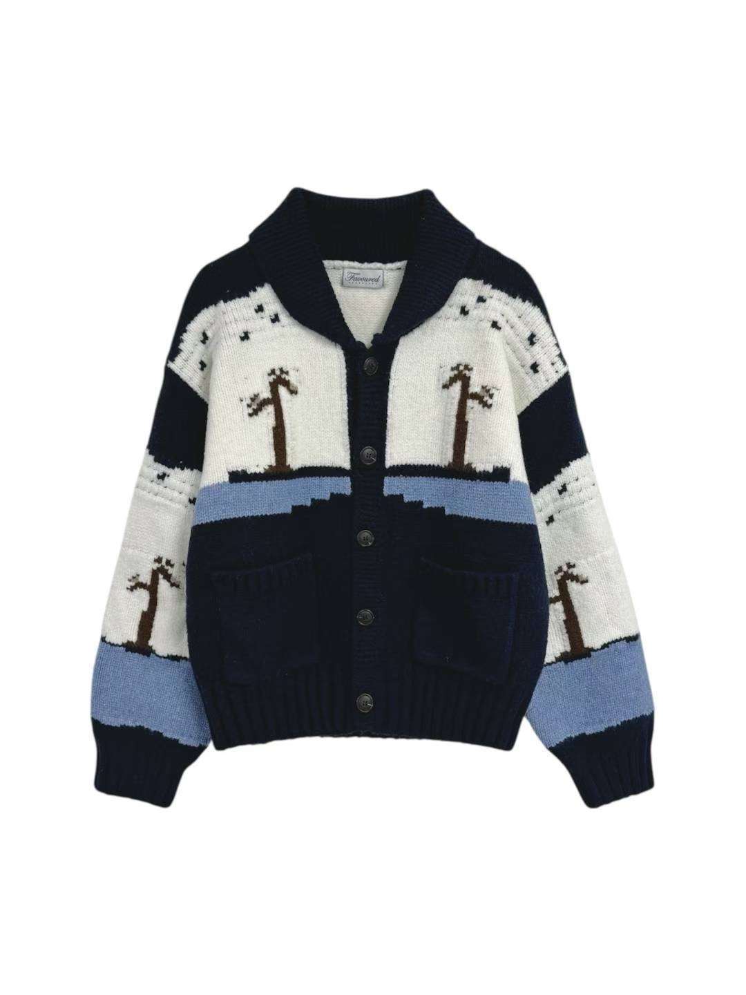 FAVOURED東大門㊣代購女裝新款時尚休閑25秋冬人氣針織衫開衫FAVOURED針織衫